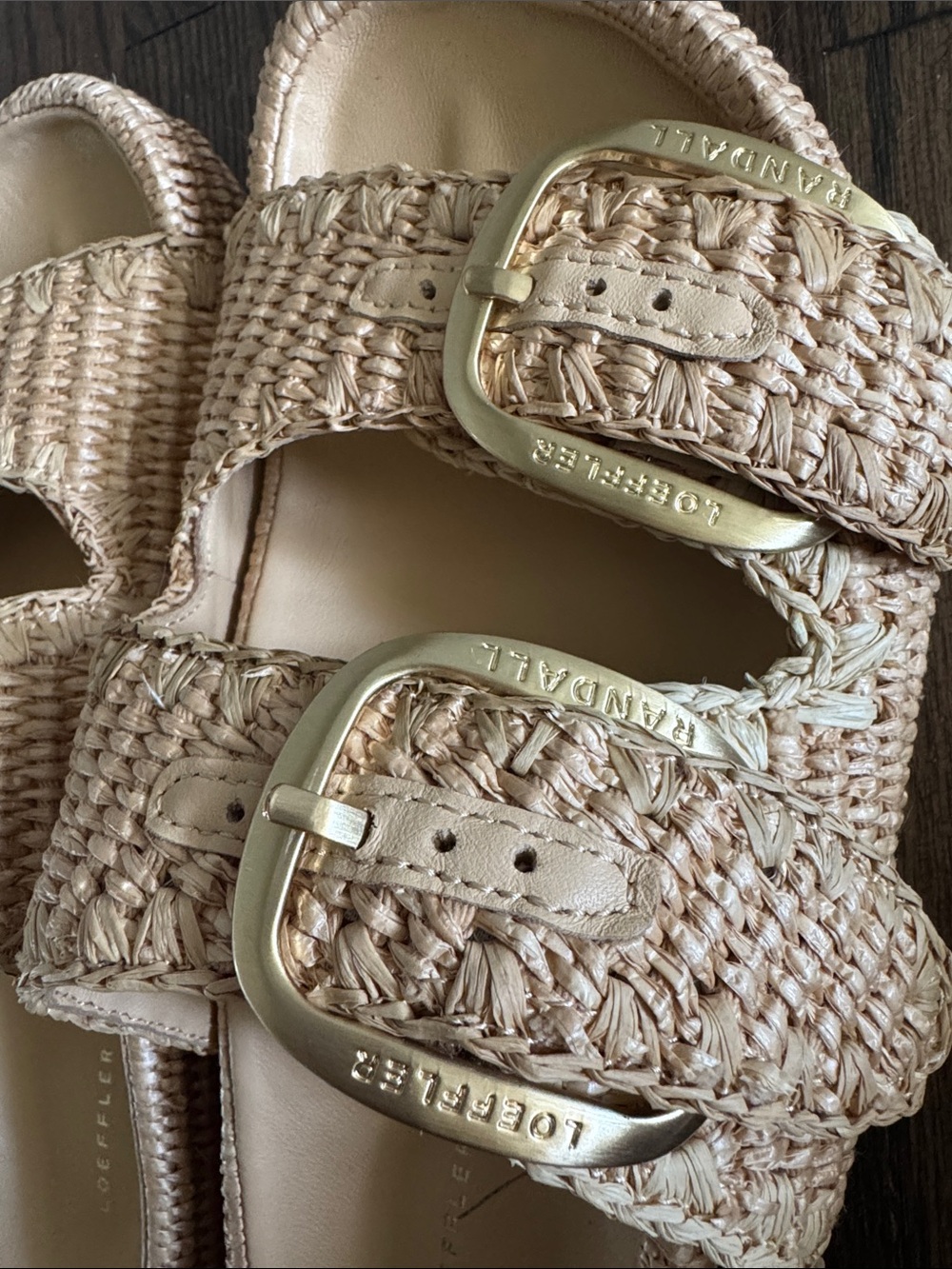 Loeffler Randall Theo 40MM Cotton-Blend Platform Sandals 6.5 - Picture 10 of 15